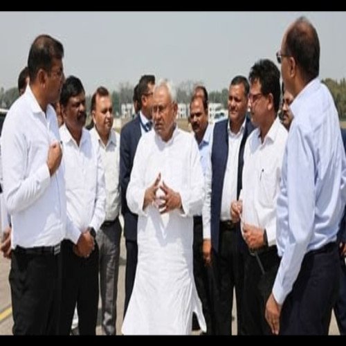 मुख्यमंत्री नीतीश कुमार ने एयरपोर्ट टर्मिनल का किया निरीक्षण