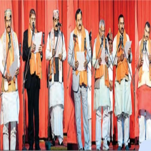 भाजपा के सात विधायकों ने ली मंत्री पद की शपथ