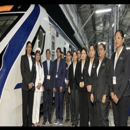 महिला दिवस पर रेलवे को सलाम, ऑल-वुमन क्रू ने संभाली वंदे भारत की कमान