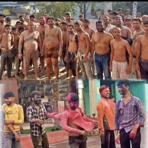 गोपालगंज-बक्सर में कुर्ता फाड़ होली
